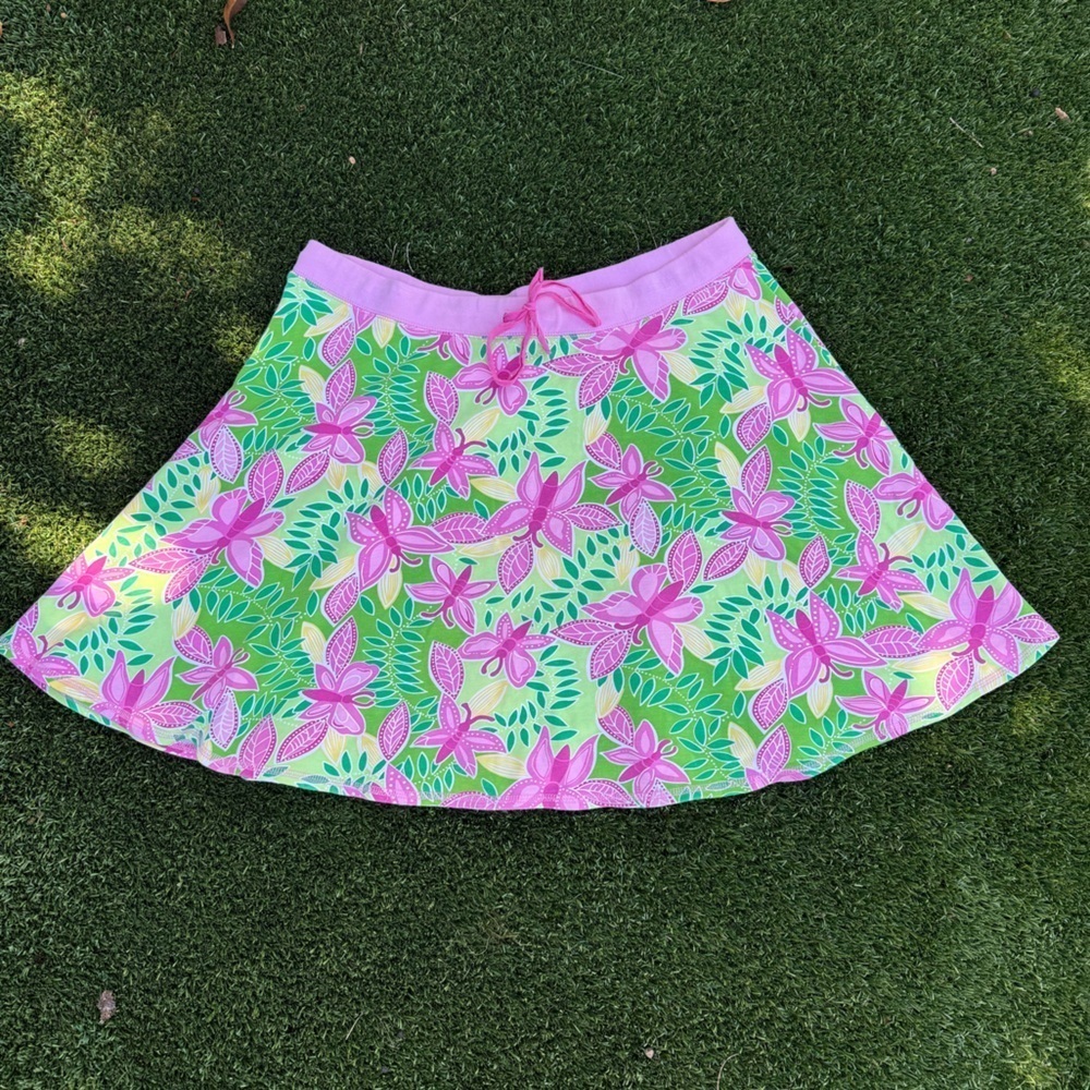 Lilly Pulitzer Drawstring Skirt Size L